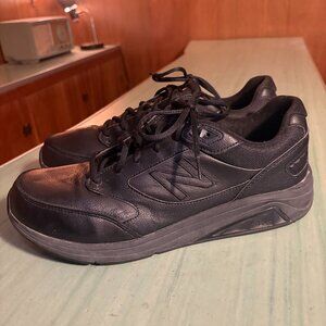 Mens New Balance 928V3 MW928BK3 Black Leather Comfort Walking Shoes Size 12 D